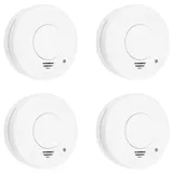smartwares Rauchwarnmelder Weiß 4 St.