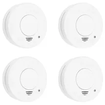 smartwares Rauchwarnmelder Weiß 4 St.