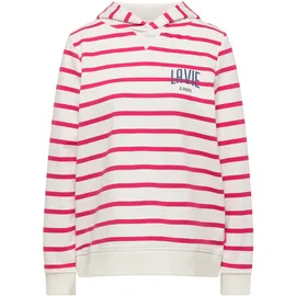 Cecil Hoodie Gestreift Rosa M