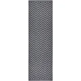 80 x 350 cm nachtblau/silber