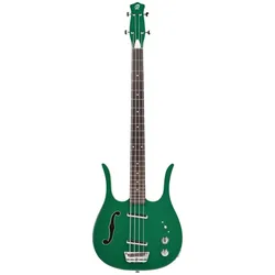 Danelectro 58 Red Hot Longhorn Bass Jade Top Bassgitarre