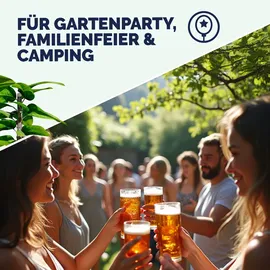 CASARIA Bierzeltgarnitur 3-tlg. Tisch 180 x 50 cm braun klappbar