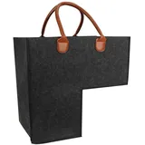 Niktule Treppenkorb Stufenkorb Filz, Aufbewahrungsbox Mit Griffen, Stufenkorb Aufbewahrungskor, L-förmiger Treppenko Teppichboden Treppen Organizer für Wäsche Spielzeug Haushaltsgegenstände