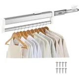 Ausziehbare Kleiderstange zum Herausziehen der Kleiderbügel Verstellbarer Kleiderschrank Teleskopstange Kleiderstange 792mm