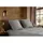 PURE luxury collection Zigzag Uni Grau 135 x 200 cm + 2 x 80 x 80 cm
