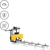 MSW Blockbandsäge 7 PS 2800 U/min 3 m Rollbahn