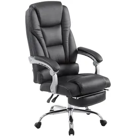 PAAL Office Furniture Pacific Kunstleder mit Fußablage schwarz