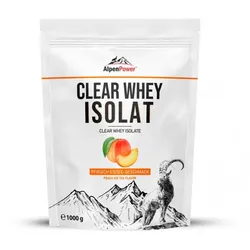 AlpenPower Clear Whey Isolat Pfirsich Eistee 1000g