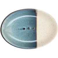 Tranquillo Seifenschale Rustic oval - blau