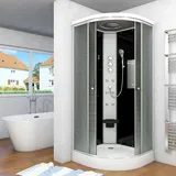 SeniorBad AcquaVapore Duschkabine Fertigdusche Dusche Komplettkabine D10-03M1 80x80 cm ohne 2K Scheiben Versiegelung