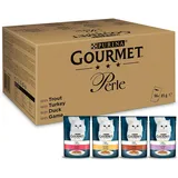 PURINA GOURMET PERLE KATZENFUTTER KATZEN HOCHWERTIGES NASSFUTTER 96 x 85gr