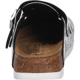 Birkenstock Kay Superlauf, Birko-Flor, Paisley Black/White, schmal, 38