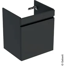 Geberit Waschtischunterschrank 1 Auszug 58,5 x 60,6 x 44,6 cm Schwarz