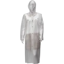 Damen Regenponcho BESS TRANSPARENT WEISS 40