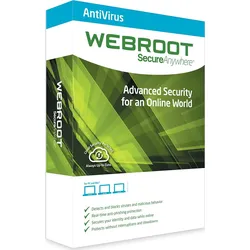 Webroot SecureAnywhere AntiVirus (1 Jahr / 1 Gerät) (Neueste Version + kostenlose Updates)