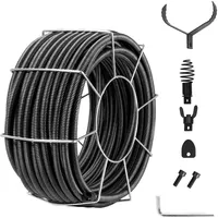 Vevor Rohrreinigungsspirale 30 m x 19 mm, Rohrreinigungsspirale aus