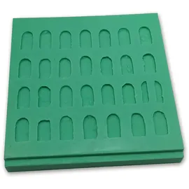 reliefgiessmasse gips Giessform Silikonform Biberschwanz Dachziegel Krippenbausteine Set 18