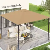 Ersatzdach Für Pavillon 298x295 Cm Polyester Beige Okmyhome