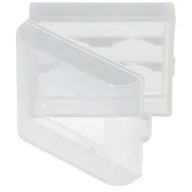Soshine Plastikbox für 2x 16340/RCR123 transparent
