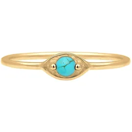 Elli Ring Damen Evil Eye Howlith Talisman in 925 Sterling Silber