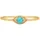 Elli Ring Damen Evil Eye Howlith Talisman in 925 Sterling Silber