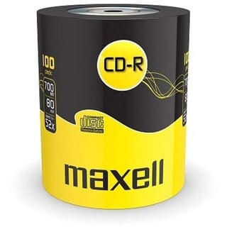 Maxell CD-R Rohlinge (80Min, 52x 100-er Spindel