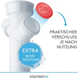 Bächlein flexibler Röhrensiphon für Küchenspüle - Geruchsverschluss mit einfachem Geräteanschluss