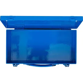 BGS Metallkassette ohne Bestückung blau