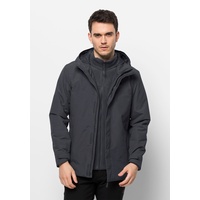 Jack Wolfskin »ALTENBERG 3IN1 JKT M«, (2 teilig), mit Kapuze, grau