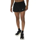 Asics core run schwarz herren split shorts - S