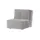 Nehl Schlafsessel Solino Velours 85 x 85 x 102 cm Grau mit Schlaffunktion