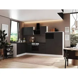 Respekta Küche vormontierte L - Küche 340 x 175 cm, wechselseitig aufbaubar, incl. Geräte R...