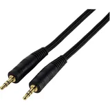 Hama Klinken-Kabel Stecker-Stecker 3,5mm Stereo 1,5m (89288)