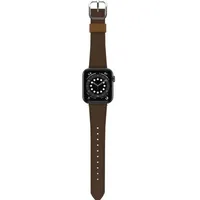 Otterbox Symmetry Cactus Leather Watch Band for Apple Watch 45/44/42mm Rich Adobe - brown