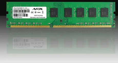 AFOX DDR3 4G 1600 UDIMM, 4 GB, 1 x 4 GB, DDR3, 1600 MHz, 240-pin DIMM, Grün