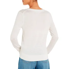 Tommy Hilfiger Stitch V-n Langarm-polo Ecru XL