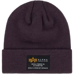 Alpha Industries  Hut Crew Beanie - Plum  in Violett, Einheitsgrösse