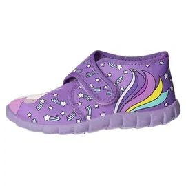 Fischer Markenschuh Hausstiefel Lila 24