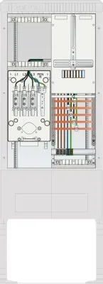 ABN SZ175ZL1502 Zähleranschlusssäule 1 ZP Leerpl 5pol HLAK 25qmm Hausanschlußkasten