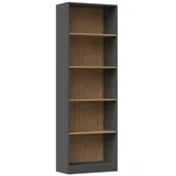 ibonto Bücherregal 60 x 30 x 180 cm Eiche