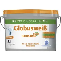 Globus Baumarkt Wandfarbe Weiß matt 1 l
