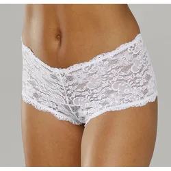Panty NUANCE, Damen, Gr. 40/42, weiß, Spitze, Obermaterial: 90% Polyamid, 10% Elasthan, körpernah, Unterhosen, aus Spitze