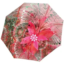 Doppler Damen Taschenschirm Satin mit Auf-Zu-Automatik Magic Fiber Celestial