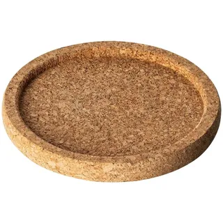Kork-Teekannen Untersetzer | Untersetzer aus Kork mit Vertiefung | Ideal für Tee- und Kaffeekannen | Für Gläser und Flaschen | Durchmesser 10 cm