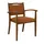 einrichtungsdesign24 Alexander Rustikal Seniorenstuhl 52 x 52 x 108 cm braun