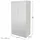 home collective Kleiderschrank 90 x 50 x 180 cm Weiß