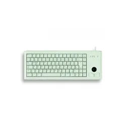 CHERRY G84-4400 Compact-Tastatur mitTrackball hellgrau