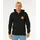 Rip Curl Wettie Passage Icon Hoodie Herren Schwarz L