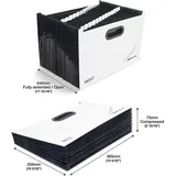 Rapesco RAPESCO® Fächermappe Supafile Plus 26 Fächer weiß, 1 St.