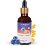 Anadoa Schwarzkümmelöl für Kinder 50 ml | Kaltgepresst & Naturrein | Hoher Thymochinongehalt | Milder Orangengeschmack | Kindgerechte Rezeptur & Ohne Zusatzstoffe